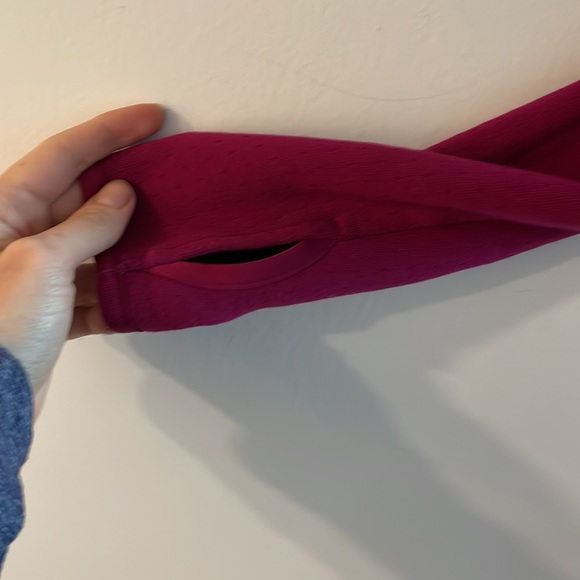 Adidas Burgundy Hoodie - Picture 2 of 5